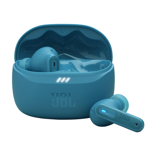 JBL Tune Beam 2 - Turquoise - True Wireless Noise Cancelling Earbuds - Hero
